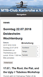 Mobile Screenshot of mtb-karlsruhe.de