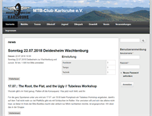 Tablet Screenshot of mtb-karlsruhe.de